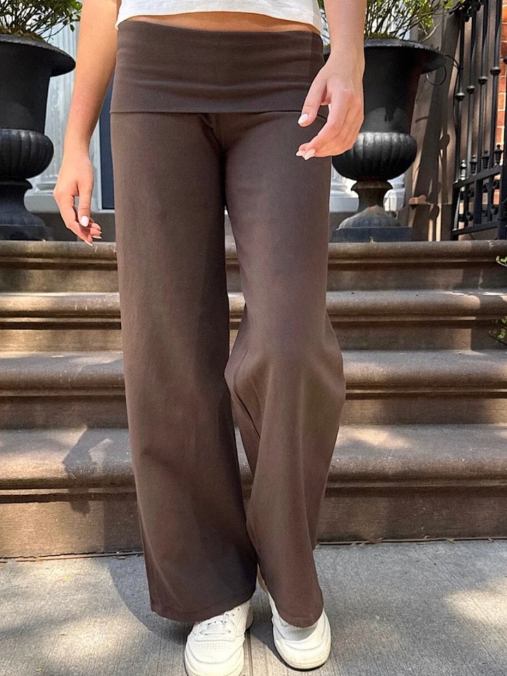 Brandy Melville Brown PRISCILLA PANTS